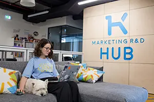Kormotechs dog-friendly office