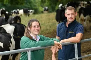 charlotte west and sam potter discuss herd health