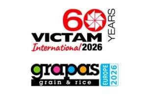 VICTAM International 2026 and GRAPAS Europe 2026 Logos.