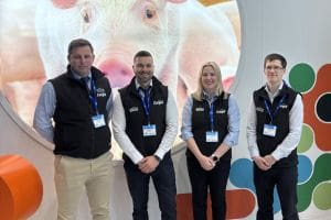 Cargill UK Technical sales managers Tom Lovett, Gareth Penny, Bryony Bowman and technical application specialist Steven Laird 
